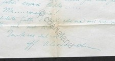 Lettera manoscritta e