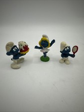 Lotto 3 figurine Peyo Puffo