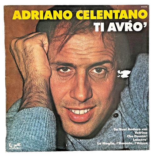 Disque vinyle adriano - vinyle,