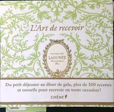 L'ART DE RECEVOIR 10 VV. (COFANETTO ROTTO) LADUREE EDITION DU CHENE 2011 