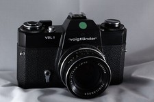 Fotocamera Voigtlander VSL1 BLACK camera M42 Obiettivo 50mm Color Ultron f 1,8