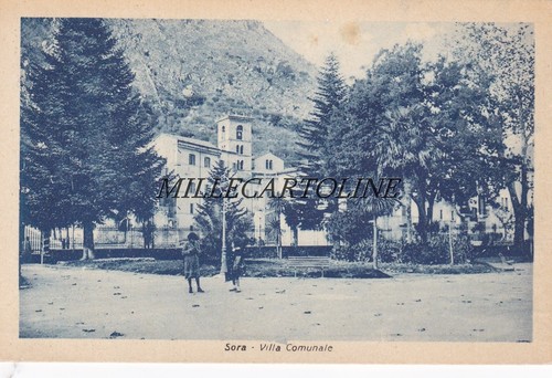 Sora villa comunale 1947 - sora:,