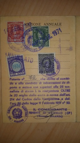 Marche bollo 1964 - da,