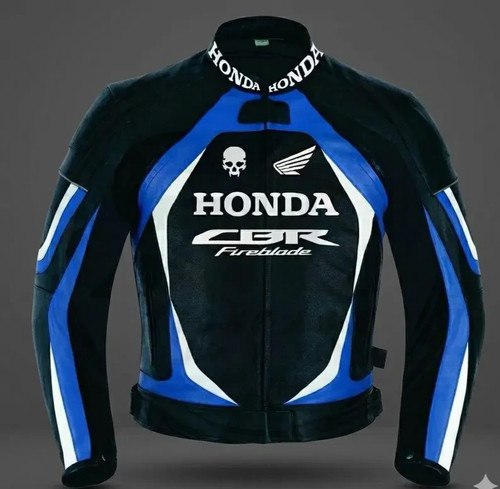 Giacca pelle biker honda cbr - giacca,
