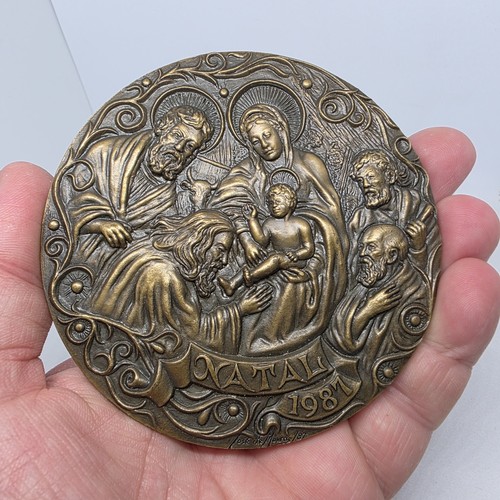 Medaglia bronzo natività - medaglia, /