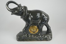 Tischuhr / Kaminuhr - Elefant