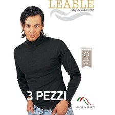 3 Maglie Uomo Lupetto caldo