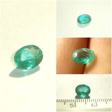 818- ct 1,08 BELLO SMERALDO NATURALE OVALE mm 7,95 I1 NOVA ERA BRASILE