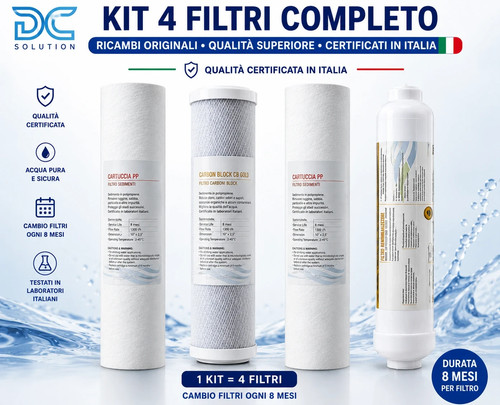 Kit filtri osmosi inversa pp20 - kit,