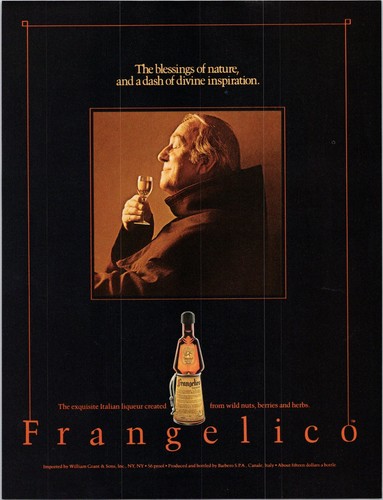 Frangelico 1985 pubblicità - frangelico,