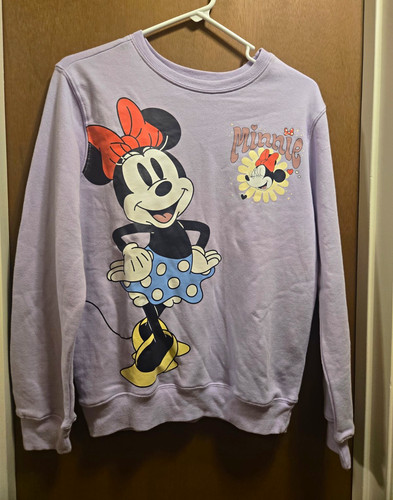 Maglione girocollo viola