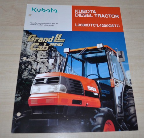 Brochure giapponese trattore