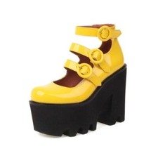 Scarpe donna decolte plateau
