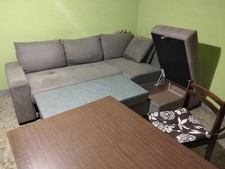 HOMCOM Divano con Penisola a 3