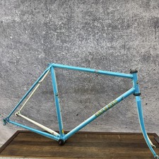 Telaio bici da strada vintage 3Rensho 54 cm 700c acciaio agganciato 700c 126mm telaio blu