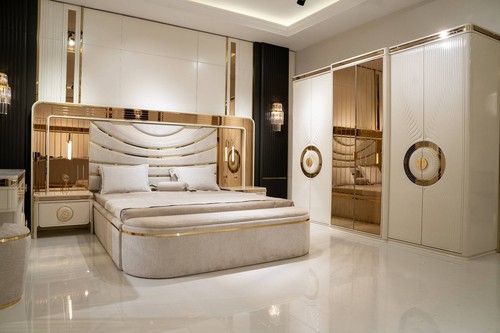 Set sacco pelo beige con - sacco,