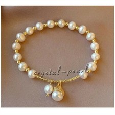Bracciale AAA perle bianche
