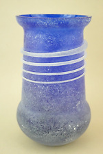 Vaso vetro scavo opalino