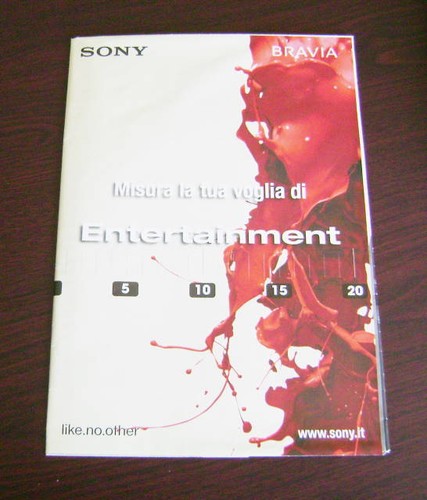 Catalogo sony bravia poster - catalogo,