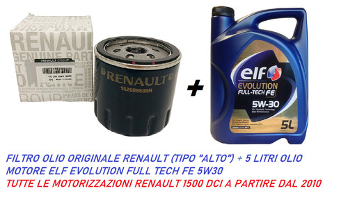 Filtro olio originale 5 - filtro, lt