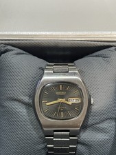 Orologio da polso uomo automatico Seiko Tv vintage 7006-5010s 19J cassa acciaio giorno/data