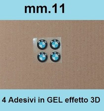 4 adesivi BMW GEL 11.mm