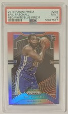 NBA Basket 2019-20 Prizm Card 279 Eric Paschall Rosso Bianco Blu Rookie PSA 9 come nuova
