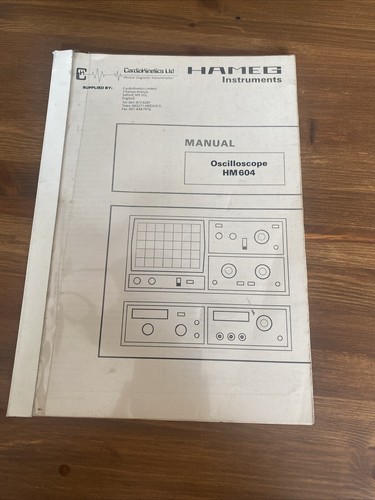 Hameg oscilloscope hm604 - hameg,