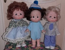 Bambole COPPIA ZZ Dolly Belle Epoque Zanini Zambelli anni 70 Vintage Doll RARE