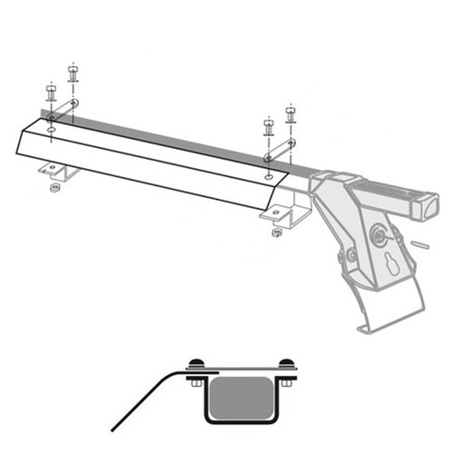 Spoiler anteriore 80cm - , per