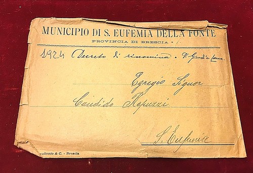 C042 lettera con busta - c042,