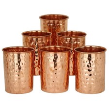 Set bicchieri rame puro - in,