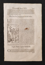 ASTRONOMO MEDIEVALE ASTROLOGIA CALDEA XILOGRAFIA SEBASTIAN MUNSTER