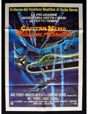 manifesto CAPITAN NEMO MISSIONE ATLANTIDE nautilus giulio verne ferrer A374