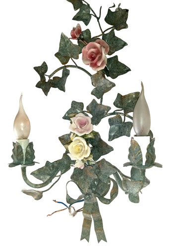 Applique singolo luci ferro - applique,