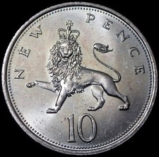Regno Unito 10 Pence Nuovi