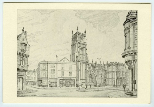 Art postcard market place - art,