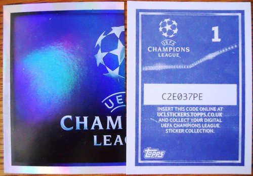 Adesivo untuck topps uefa - adesivo,
