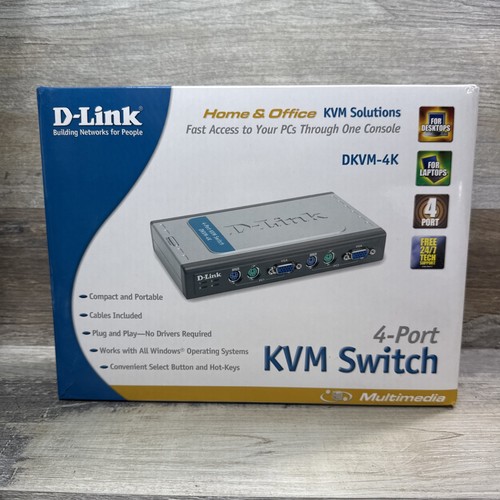 Link dkvm switch kvm usb - d-link,