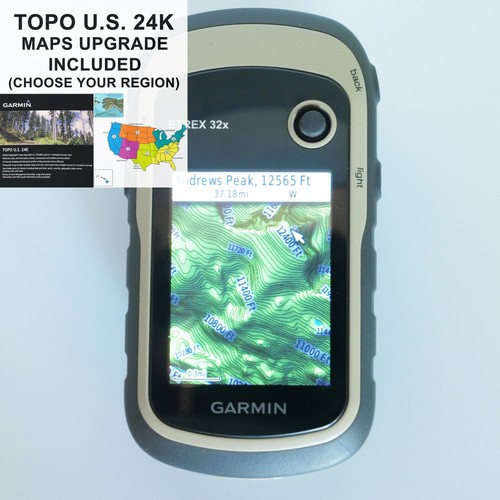 Garmin etrex 32x - garmin, mappe