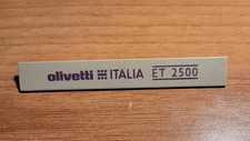 Targhetta originale OLIVETTI