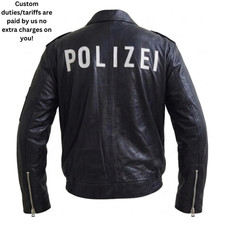 Giacca pelle polizia tedesca