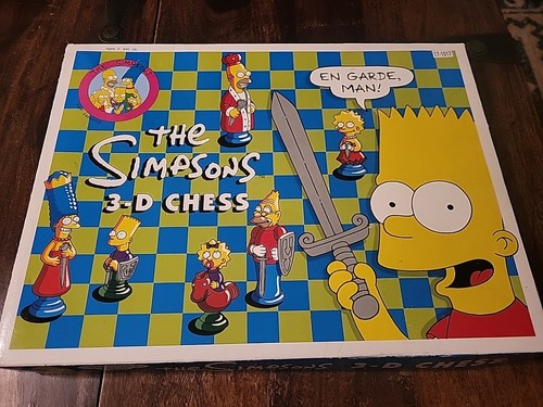 Vintage simpson scacchi - simpson, 3d