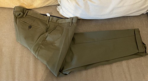 Pantaloni verdi zara man 40 - pantaloni,