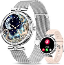 Smartwatch donna ragazza con funzione telefono orologio da polso per iPhone Samsung Sony