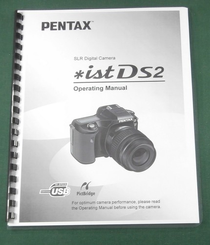 Pentax ist ds2 manuale uso - ist-ds2, d'uso