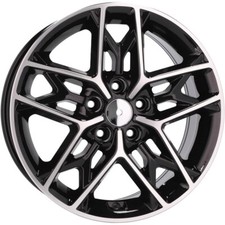 Cerchi in lega KIA Hyundai 5x114.3 R18 4x18 pollici 7,5J nero lucido Felgen