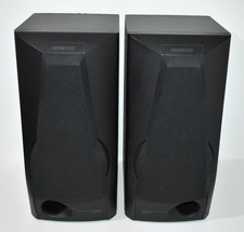 Kenwood Altoparlanti 3 Vie LS-F5 100w 8ohms Vintage Hi-Fi Home Audio Nero TESTATI