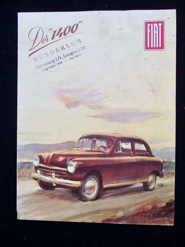 Fiat 1400 berlina - fiat, +