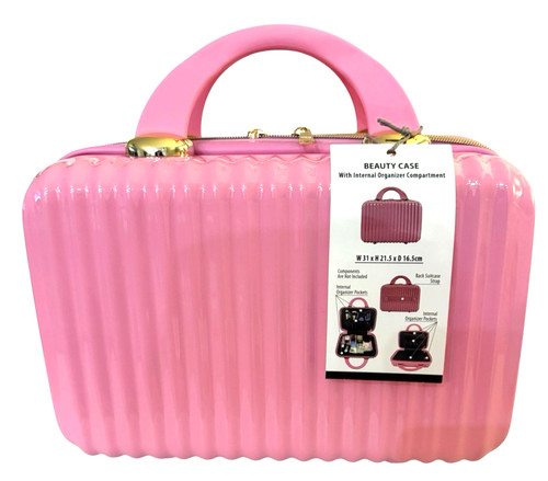 Beauty case rosa rigido
